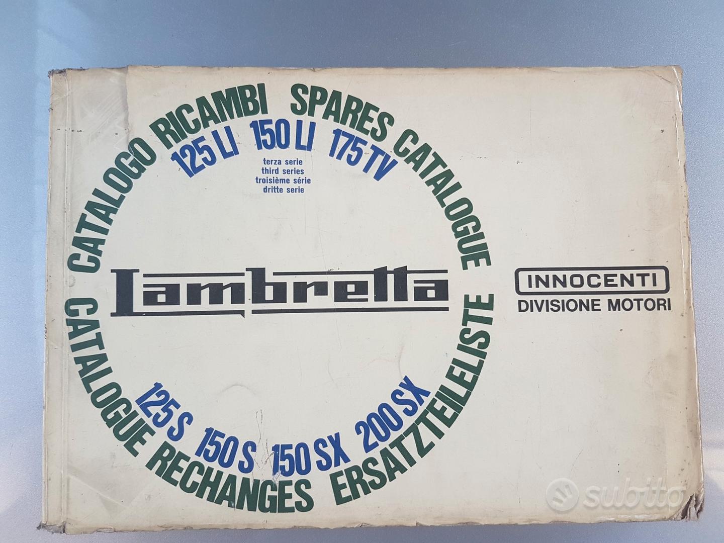 Lambretta catalogo manuale ricambi originale - Libri e Riviste In ...