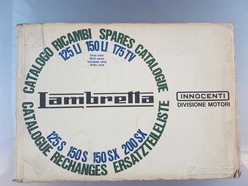Lambretta catalogo manuale ricambi originale