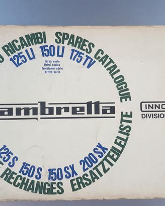 Lambretta catalogo manuale ricambi originale