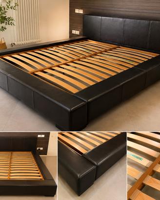 Letto Matrimoniale in pelle