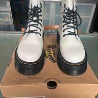 dr martens stivale bianco platform
