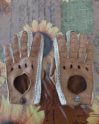 guanti in pelle 