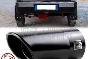 TERMINALE di Scarico per FIAT PANDA 141 OVALE Nero