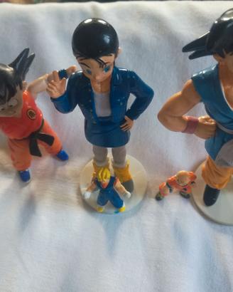 Personaggi Dragon Ball con Videl Goku e Junior
