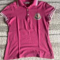 Polo MONCLER  ( rosa e bianca )