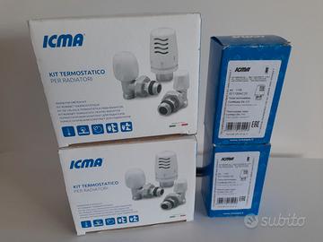 ICMA 2 kit termostatico  + 2 testata termostatica