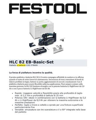 Pialletto a Batteria Festool