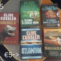 Titoli come da foto di Clive Cussler