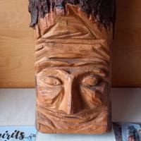 Scultura legno Spirito Albero Wood Spirit Carving