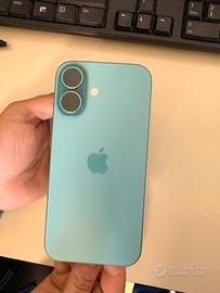 Iphone 16 verde acqua