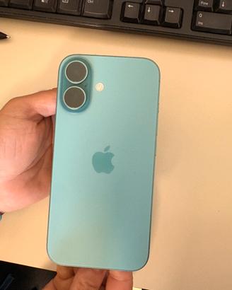 Iphone 16 verde acqua