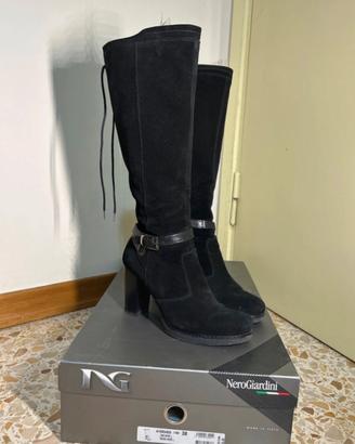 Stivale camoscio Nero Giardini