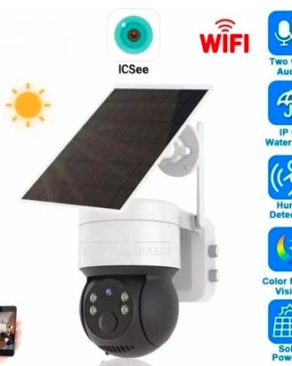TELECAMERA Sorveglianza WiFi App ICSEE  Solare