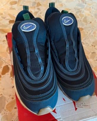 NIKE AIR MAX 97 BLUE PELLE