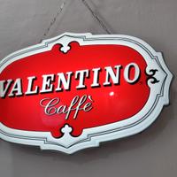 insegna luminosa funzionante Valentino caffè 