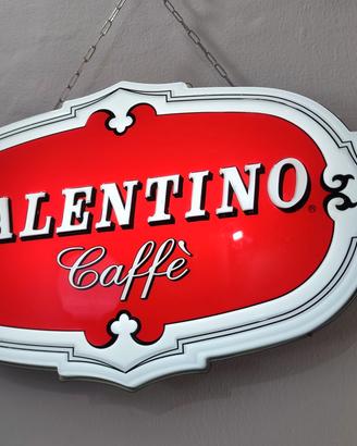 insegna luminosa funzionante Valentino caffè 