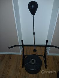 barra trazioni multifunzione +palla boxe palestra 
