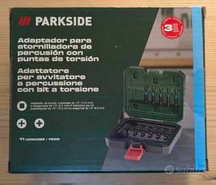 Adattatore bit avvitatore a percussione parkside