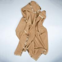 Coperta Somma 100% Lana Beige Plaid