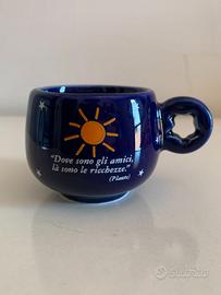 Tazzina ceramica Baci perugina con frase