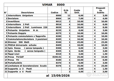 VIMAR   8000