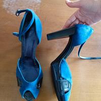 Sandali open toe blu