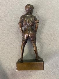 Figura di Scugnizzo in bronzo