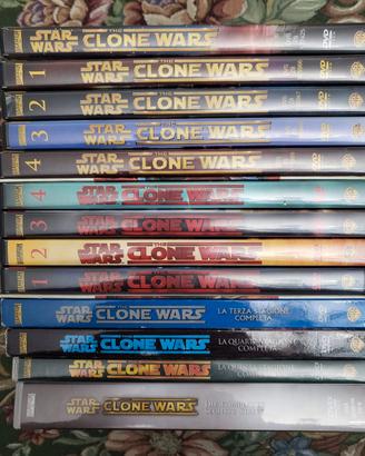 Star Wars The Clone Wars Serie DVD Completa  di Fi