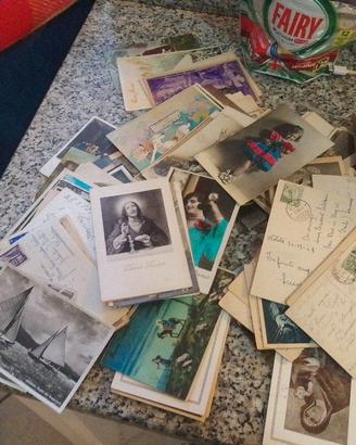 Lotto cartoline antiche materiale fascismo