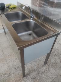 lavabo acciao inox