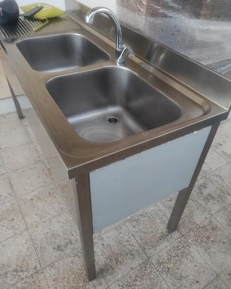 lavabo acciao inox