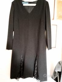 abito nero donna tg 44 M.Burani