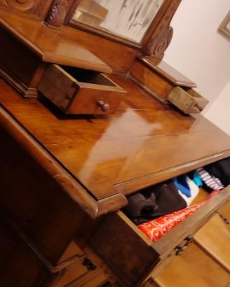 comò con specchiera