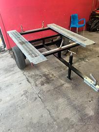 Carrello artigianale kart e moto