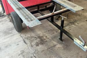 Carrello artigianale kart e moto