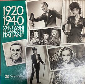 LP  "1920 1940 Vent'anni di canzoni italiane"