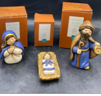 Natività Presepe Thun Giubileo Blu