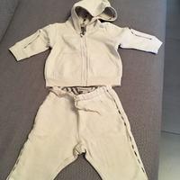 Burberry felpa e pantalone bambino 6 mesi