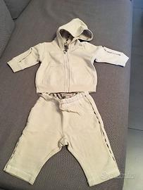 Burberry felpa e pantalone bambino 6 mesi