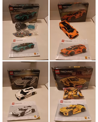 lego Technic 4 supercars 