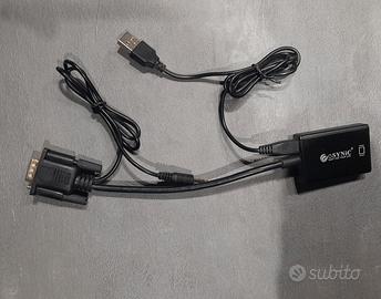 Adattatore VGA HDMI con audio