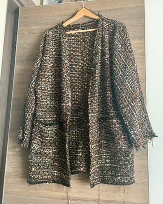Giacca/cardigan in tweed bouclè