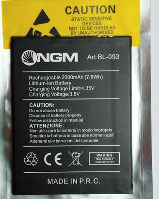 BATTERIA BL-093 NUOVA PER NGM E505-E506-E507