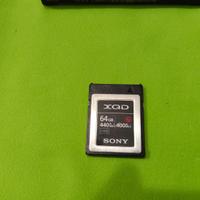 Sony scheda XQD 64GB Serie G – Perfetta, + scatola