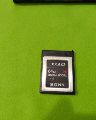 Sony scheda XQD 64GB Serie G – Perfetta, + scatola