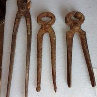 3 tenaglie da collezione.