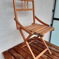 Piccola sedia pieghevole mod. Reguitti vintage