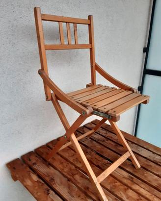 Piccola sedia pieghevole mod. Reguitti vintage