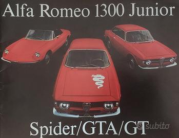 Depliant Alfa Romeo Spider/GT/GTA