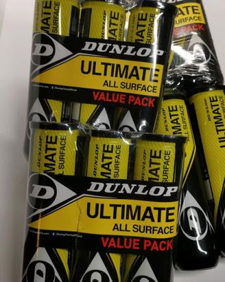 12 tubi x4 palle da tennis DUNLOP